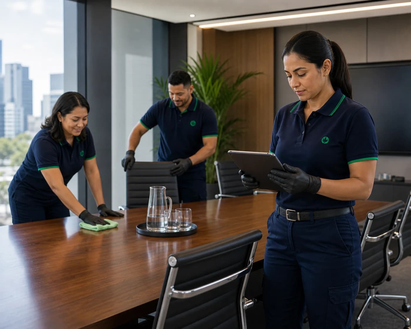 Commercial boardroom cleaning Wetherill Park — ANZ