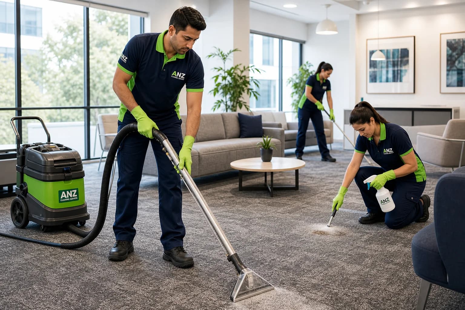 Carpet Cleaning — ANZ Cleaning Services Commercial Cleaning Wetherill Park