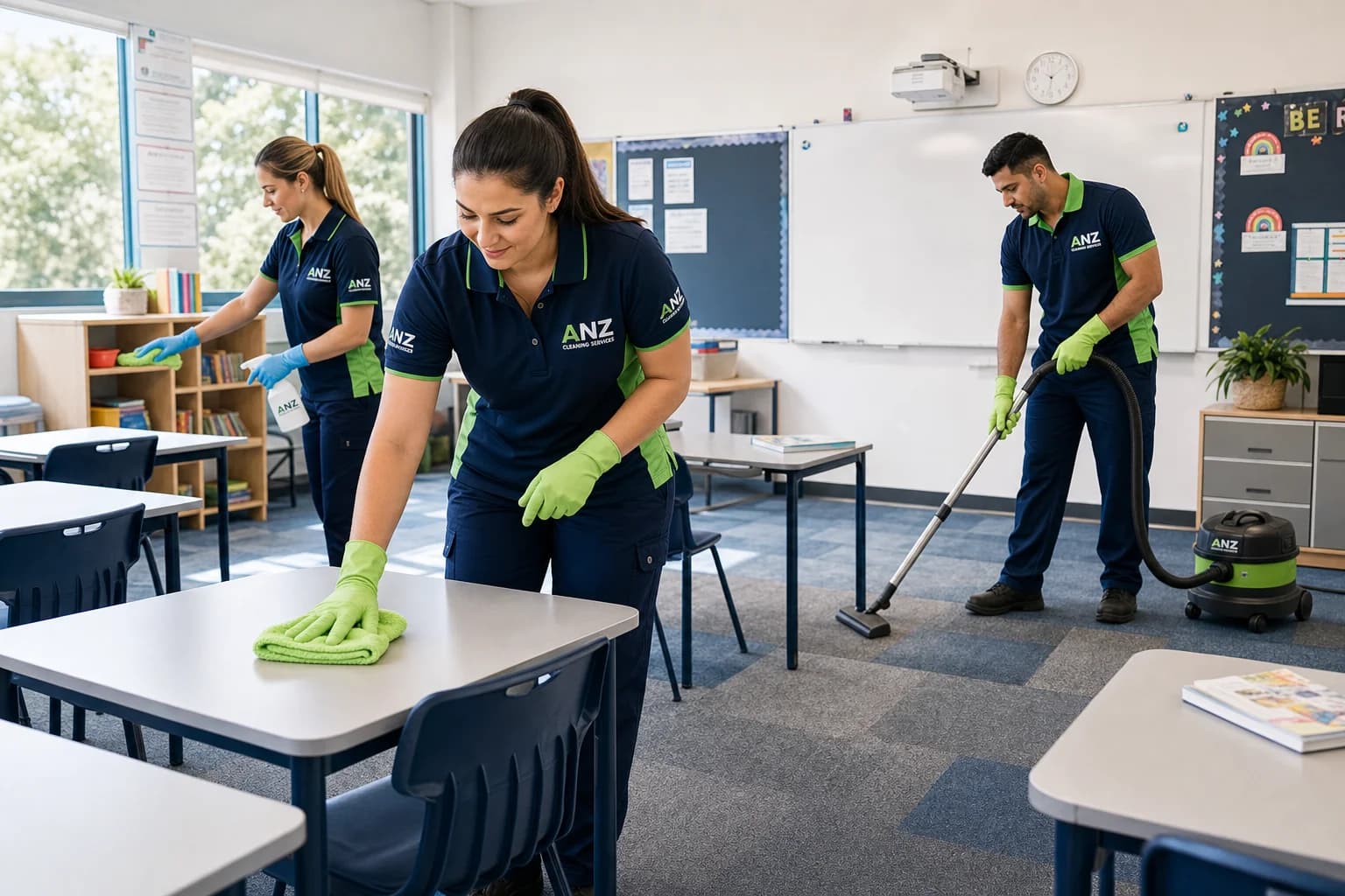 School Cleaning — ANZ Cleaning Services Commercial Cleaning Wetherill Park