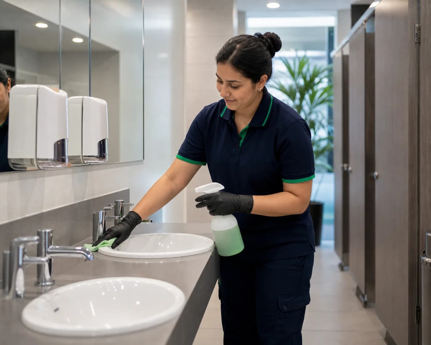 Childcare bathroom restroom cleaning Wetherill Park — ANZ